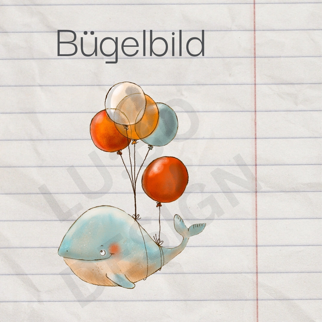 Fly high - Bügelbild, maxi