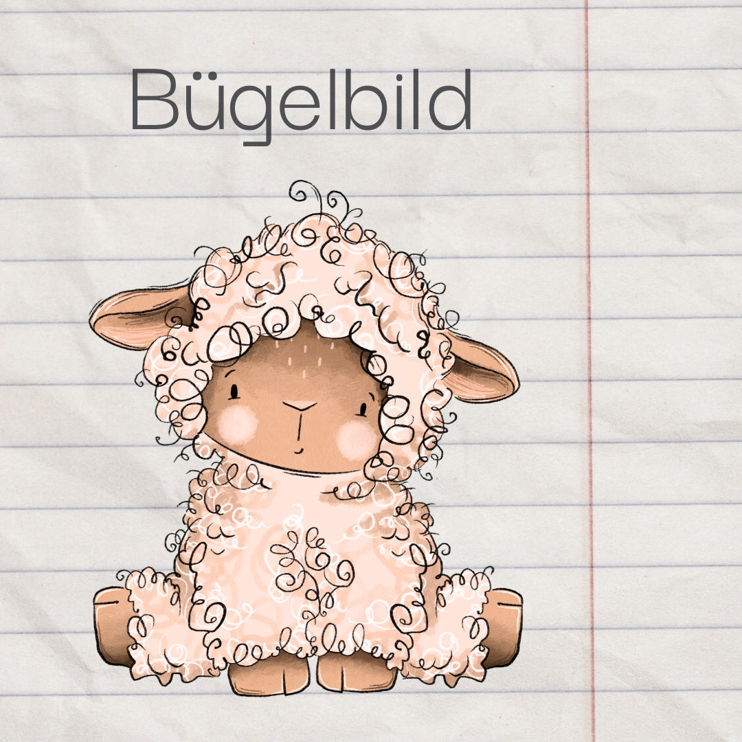 Fluffy - Bügelbild, maxi