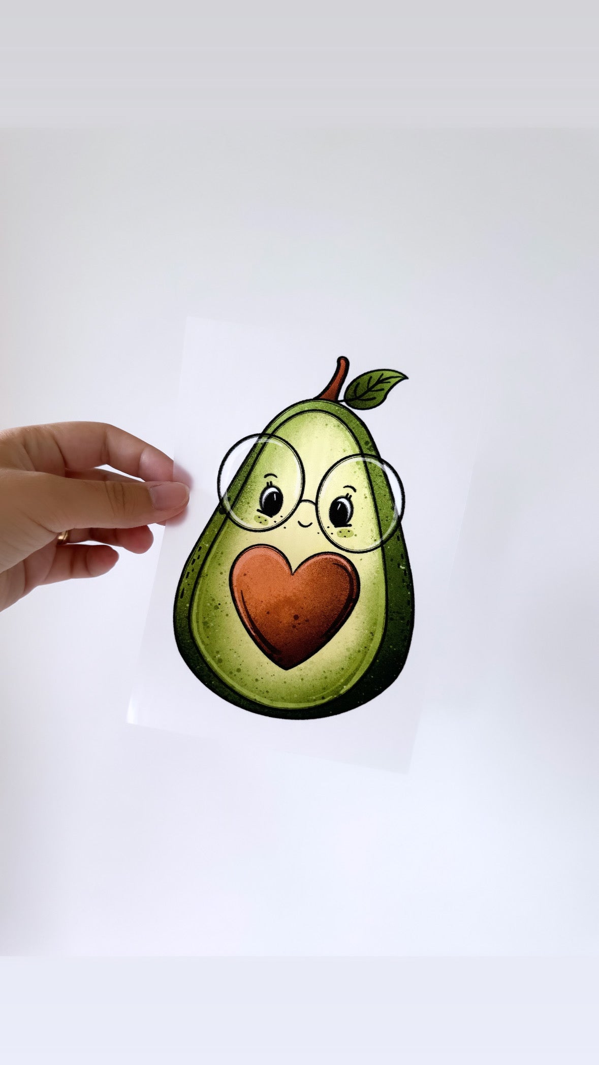 Avocado Love - Bügelbild, klein