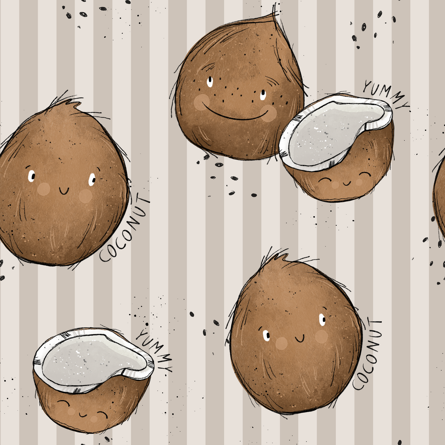 Badestoff (Badeshort) "Coconut"