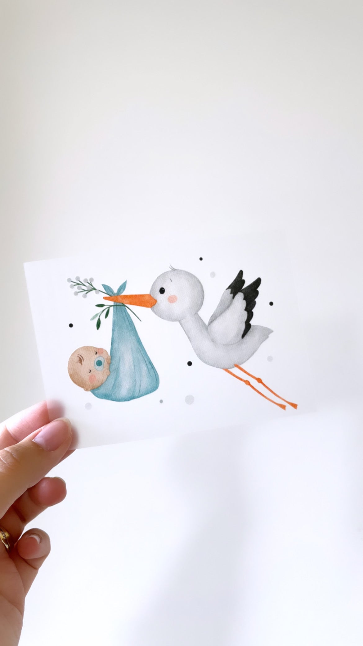 Newborn Baby - Bügelbild, midi