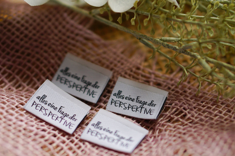 3er Set Weblabel "Alles eine Frage der Perspektive" - LU:BO Design