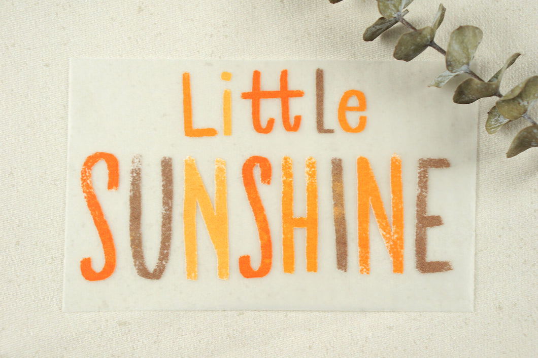 Little Sunshine - Bügelbild, midi