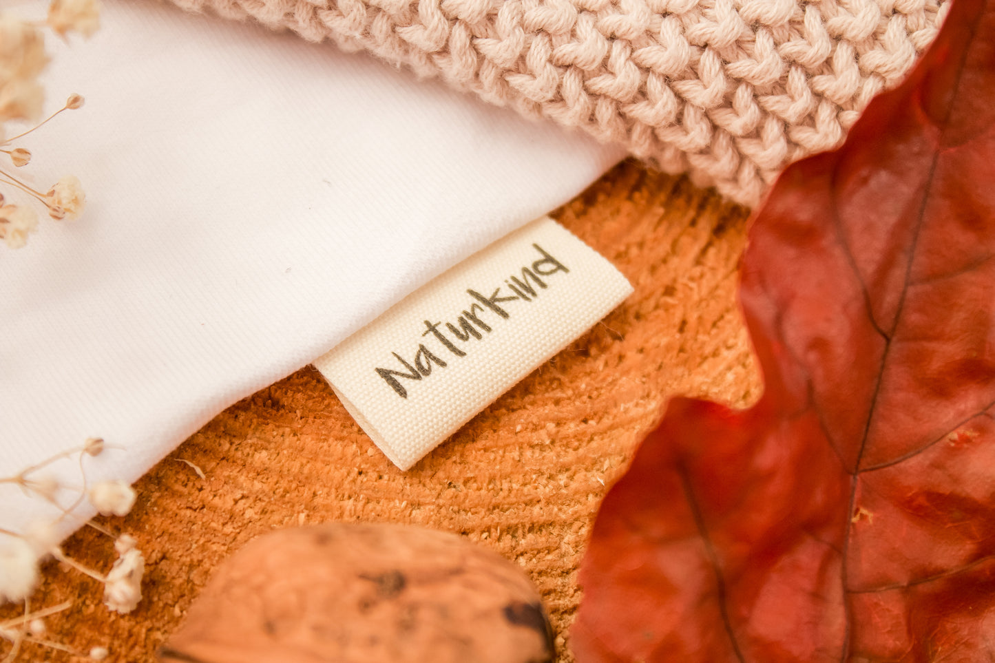 3er-Set Baumwoll-Label "Naturkind" - LU:BO Design
