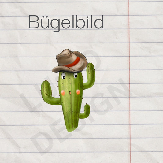 Howdy - Bügelbild, klein