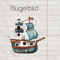 Piratenschiff 2 - Bügelbild, groß/maxi - LU:BO Design