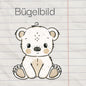 Eisbär "Kiko" - Bügelbild, maxi