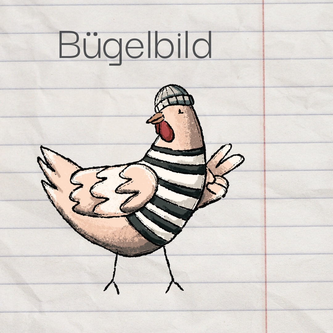 Spike - Bügelbild, midi