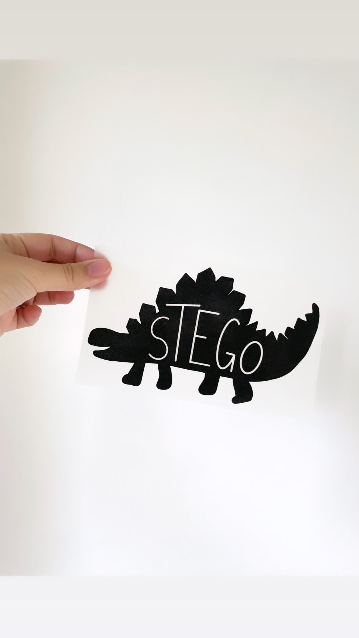 Stego-Saurus - Bügelbild, maxi