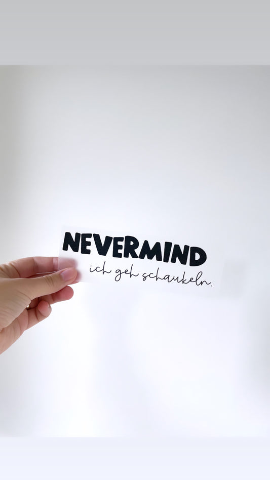 Nevermind - Bügelbild, midi