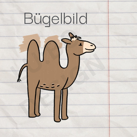 Camel - Bügelbild, klein