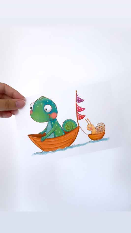 Adventure begins - Bügelbild, groß/maxi - LU:BO Design