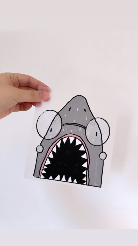 HeyFisch - Bügelbild, groß/maxi