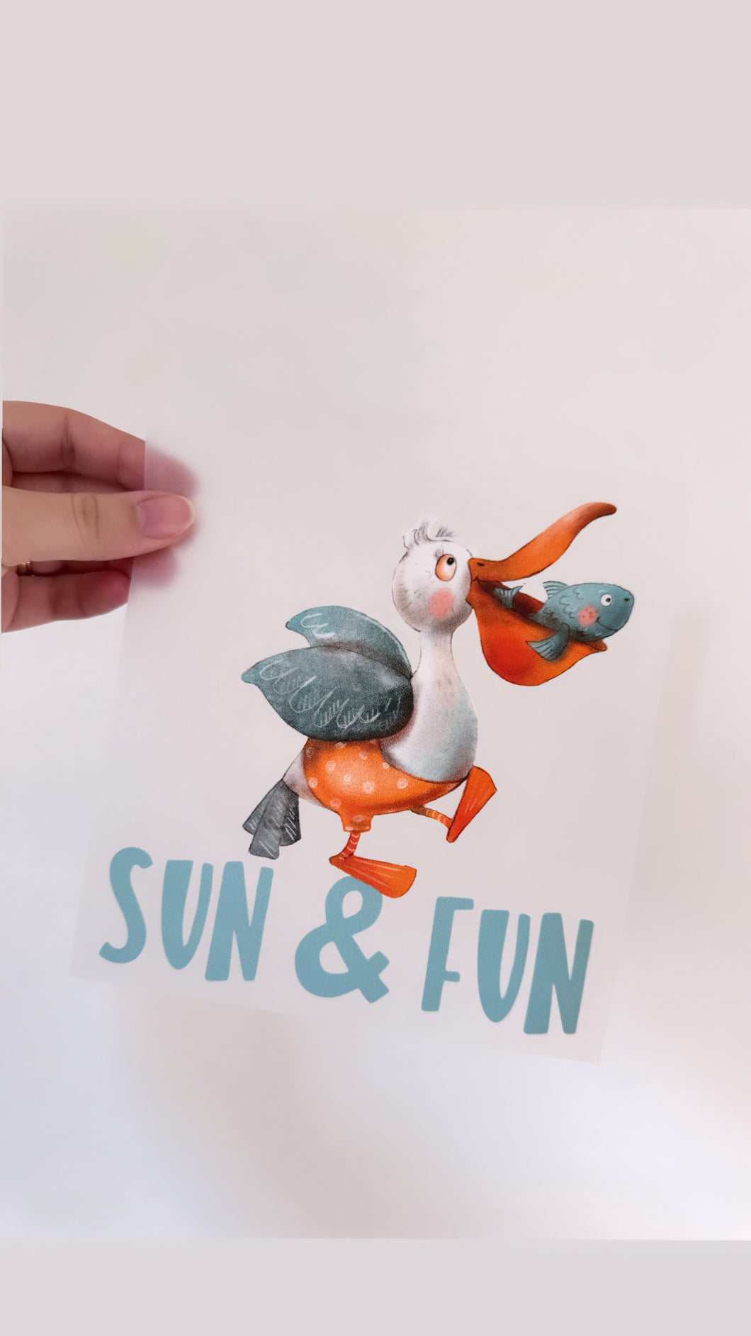 Sun & Fun - Bügelbild, groß/maxi