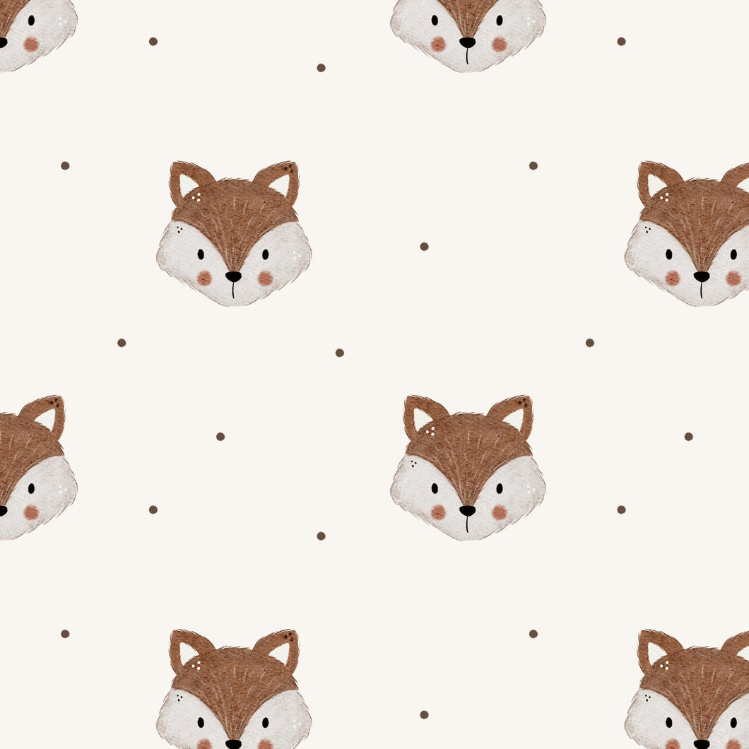 Rib-Jersey Cute Fox 