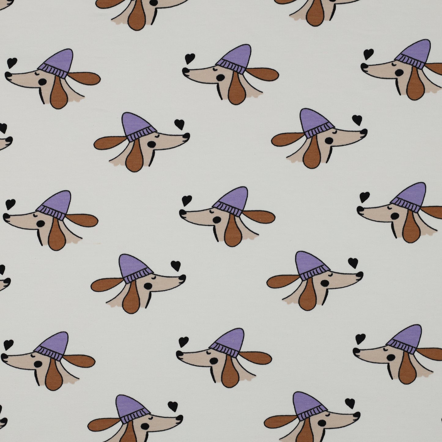 French Terry "French Dog" - LU:BO Design