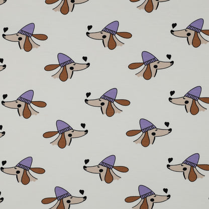 French Terry "French Dog" - LU:BO Design