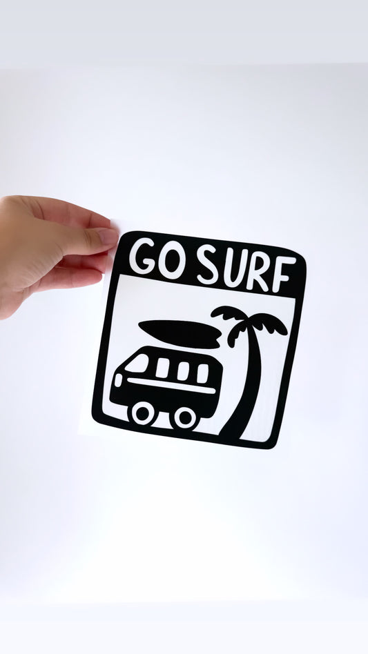 Go Surf - Bügelbild, maxi