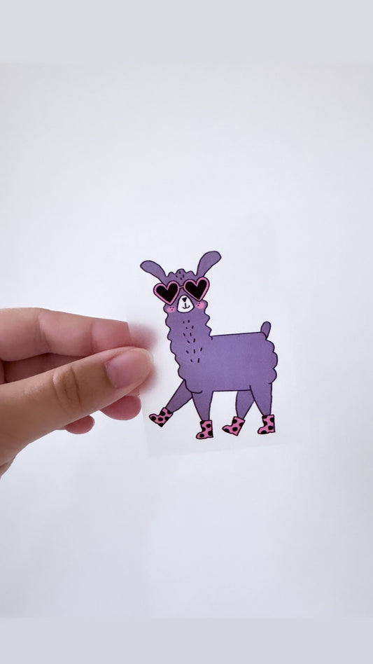 Lovely Lama - Bügelbild, klein