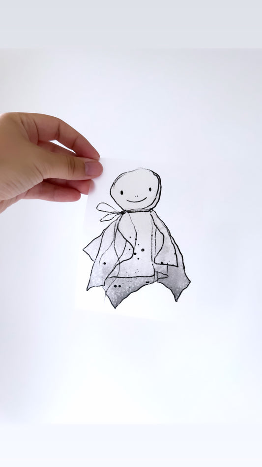 Geist #3- Bügelbild, maxi