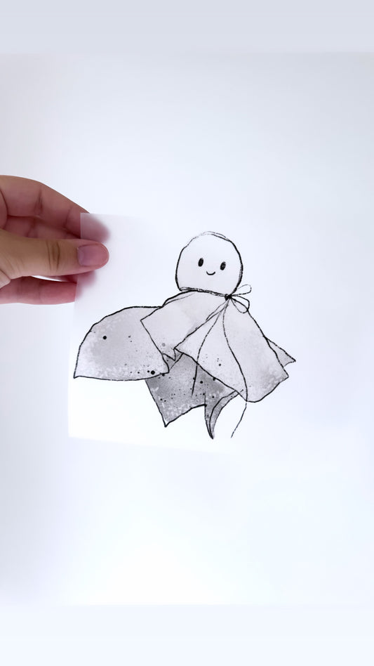 Geist #2- Bügelbild, maxi