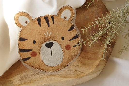 Tiger - Bügelbild, groß/maxi