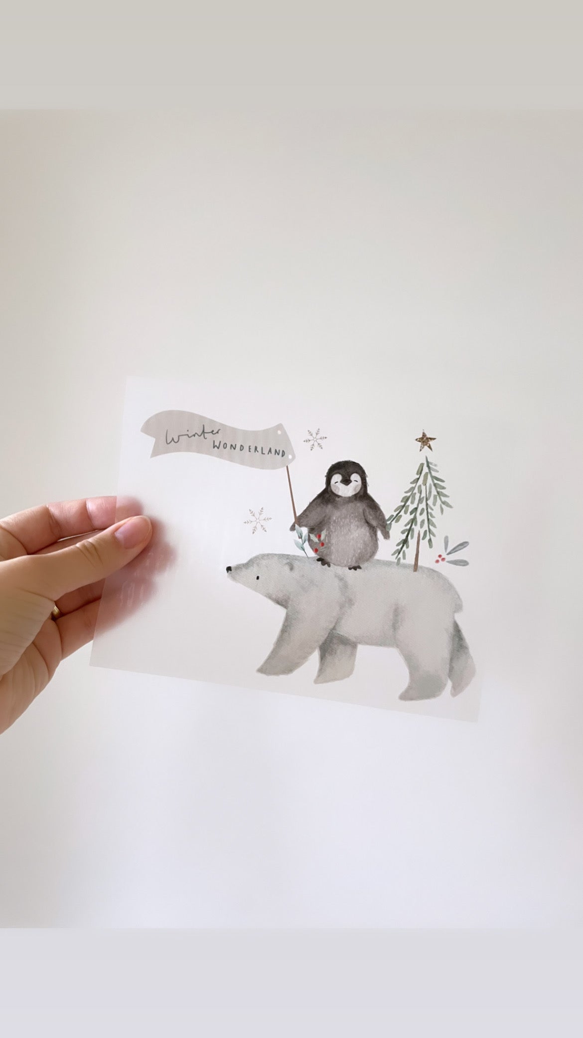 Winter Wonderland - Bügelbild, maxi