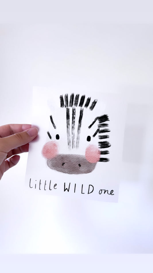 Little wild one - Bügelbild, maxi