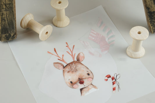 Rudolph - Bügelbild, groß