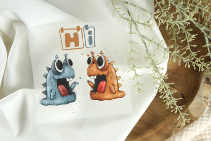 Monstermäßig - Bügelbild, groß/maxi