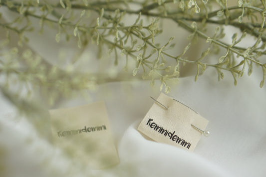 3er Set Baumwoll-Label "Remmidemmi"